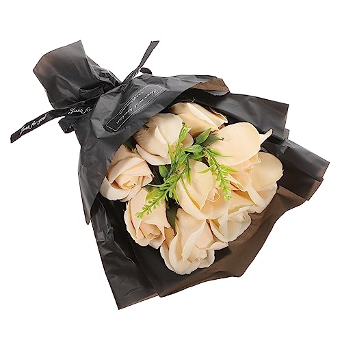 TINEASUR Ramo De Rosas De Jabón De Lujo Ramo De Flores Perfumadas para Cumpleaños para Adolescentes Despedida De Soltera
