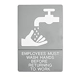 Quartet ADA Hygiene Sign, 
