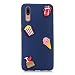 Produktbild Everainy Kompatibel für Huawei P20 Pro Hülle Silikon Bumper Gummi Cover Hüllen Handyhülle Stoßfest TPU Stoßstange Candy Farbe Schutzhülle (Dunkelblau)