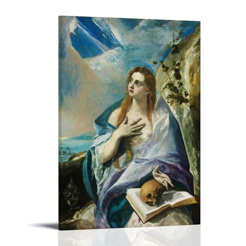 Les Confessions de Marie-Madeleine El Greco toile pour salon chaleureux