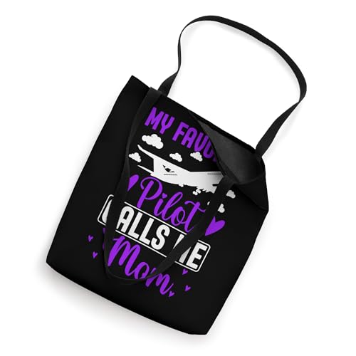 Bolsa tote para mamá de piloto: 'Mi piloto favorito me llama mamá' miniatura 2
