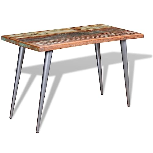 Table en bois massif robuste et stable pour petite salle à manger