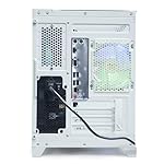LXZ Desktop Computer, Prebuilt PC AMD Ryzen 7-5700G 8 core 3.9GHz, 16G DDR4 RAM, 1TB NVME SSD, Tower Computer with 600W Power Supply for Home and Office (White) - Image 4