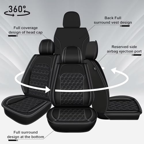 Image of Front Seat Covers for Mazda CX-5 2013-2027 Faux Leather