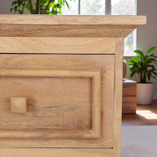 Image of The Attic Ardenwood Classic Cane Door Sideboard,Wooden Sideboard Cabinet, Cane Door Sideboard, Natural Cane