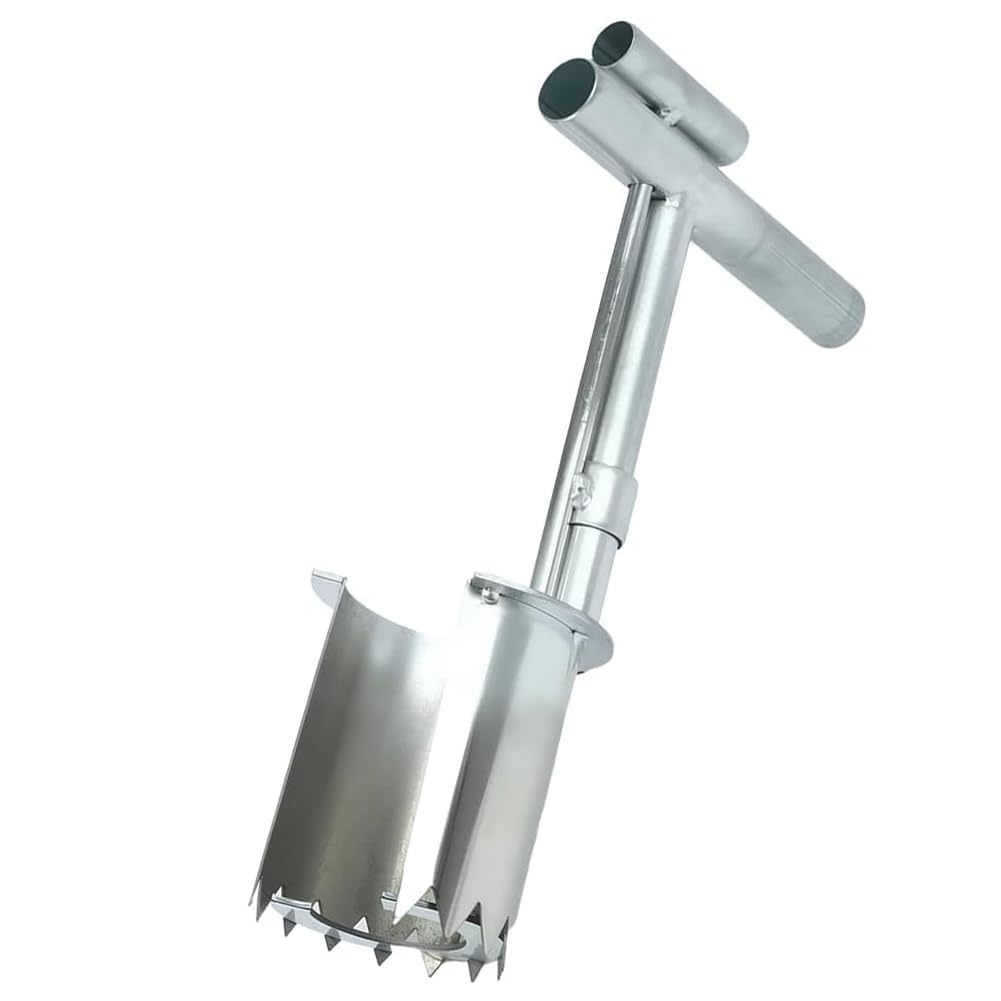Istovo Bulb Planter Tool Stainless Steel, Garden Seedling Transplanter, Easy Seed & Bulb Planting Tool For Flowers, Vegetables