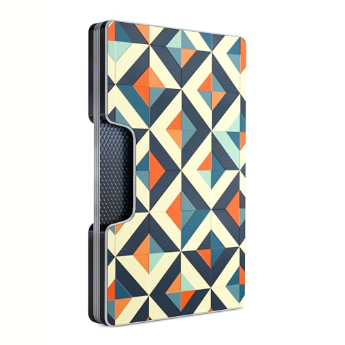 Image of Slim RFID Blocking Card Holder & Money Clip - Aluminum Wallet for Men & Women - Front Pocket Metal Minimalist Wallet Holds 15 Cards - Credit Card Holder - Durable, Lightweight, Unique Engraved Design
