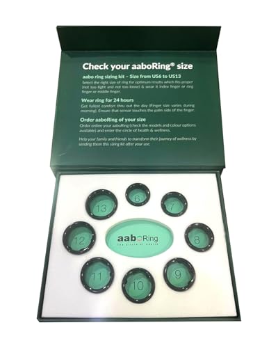 aaboRing Sizing Kit for Smart Ring with Sleep Tracker, Heart Rate...