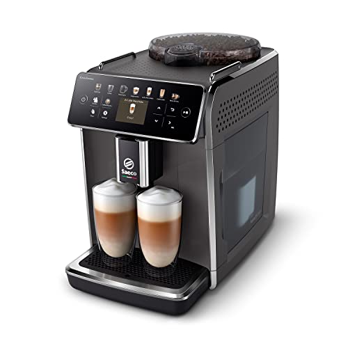 Saeco GranAroma Kaffeevollautomat – 14 Kaffeespezialitäten, Intuitives Farbdisplay, 4 Benutzerprofile, Keramikmahlwerk & Philips Kalk CA6903/10 Aqua Clean Wasserfilter für Kaffeevollautomaten – Bild 4
