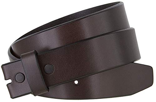 Kansas Casual One Piece Genuine Full Grain Leather Replacement Belt Strap 1 1/2" Wide2
