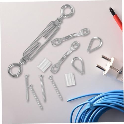 LIFKOME Tensor para Cable de Acero con Ojal de Acero Inoxidable miniatura 7
