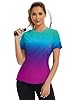 AVOOGUE Women's Short Sleeve Workout Tops Quick Dry Athletic UPF50+ Sun Protection Shirts Gym Hiking Running Yoga Clothes #4