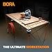 BORA Centipede Folding T-Track Table Top for Bora Centipede Work Stand Saw Horses - 24 Inch x 48 Inch 3/4