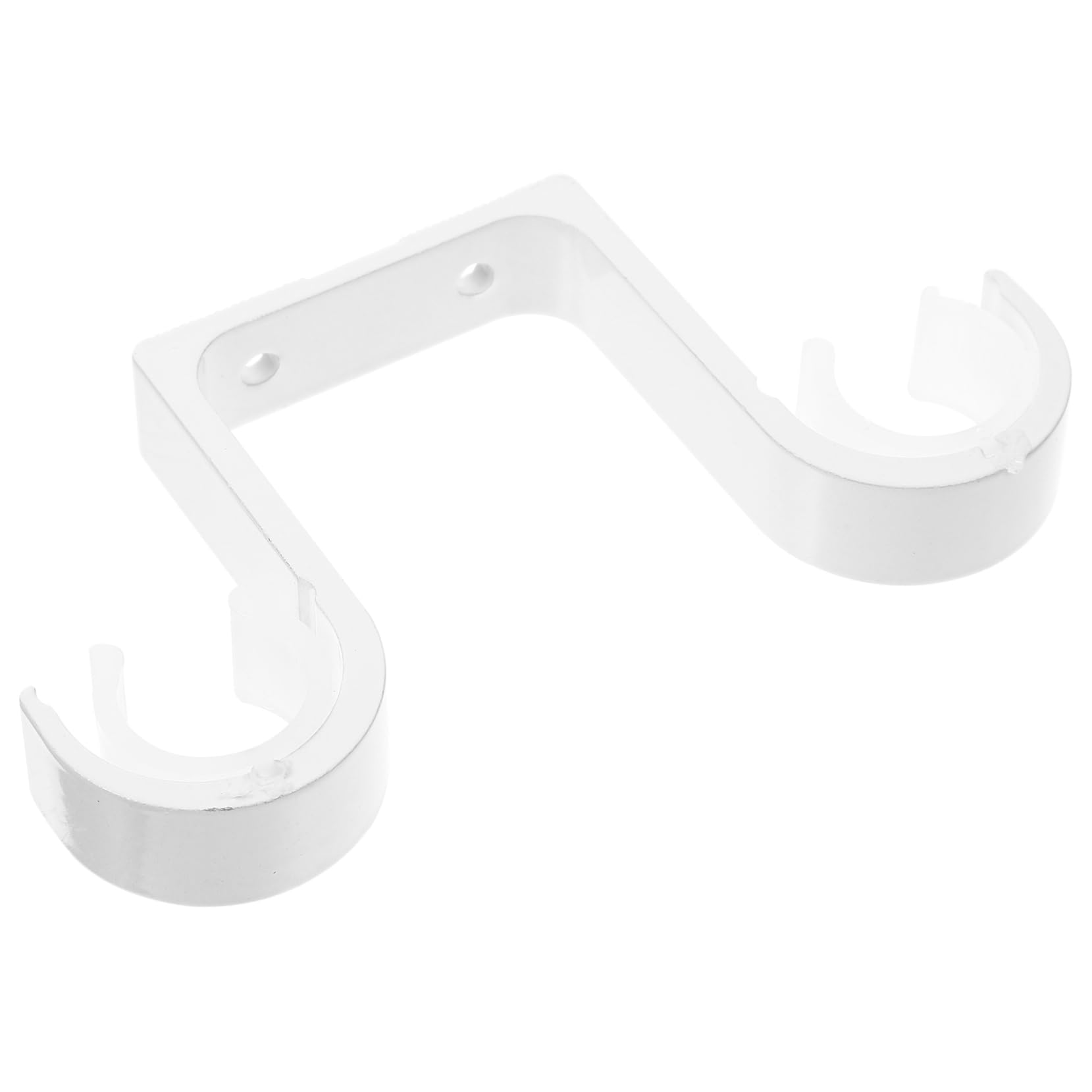 3pezzi Supporto per Bastoni Tende Doppio Lega di Alluminio Staffe per Tende da Soffitto Facile Installazione per Stanza da Letto Soggiorno e Cucina