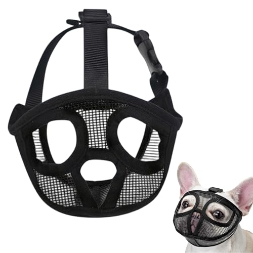 French Bulldog Muzzle Adjustable Soft Short Snout Dog Muzzle for Shih Tzu Pug - Image 2