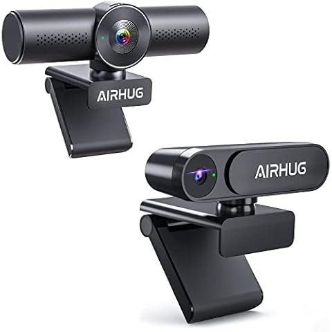 AIRHUG 2K Webcam Commodity Mix,USB Web Cam for Computer and Laptop Plug & Play, Web Camera with Privacy Cover, 71°Wide-Angle,for Streaming and Conferencing,Compatible Skype Zoom YouTube Cover