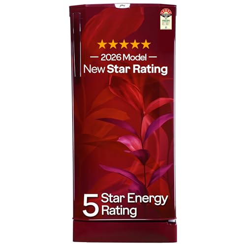 Godrej 185 L 5 Star Direct Cool Single Door Refrigerator (RD 195EN TAI MN WN)