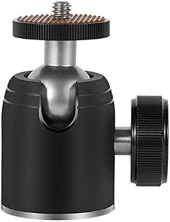 Harwerrel Tripod Mini Ball Head 360 Degree Metal Ballhead Tripod Mount with 3/8" to 1/4" Screw Adapter for Digital Camera DSLR Cell Phone Monopod Gopro Light Stand Lighthouses