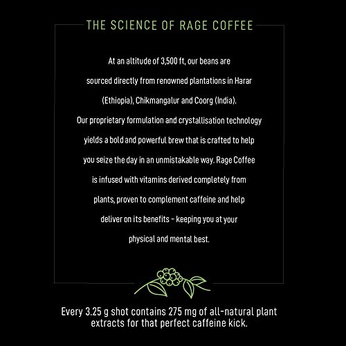 Image of Rage Coffee - 3.25 GMS x 30 Sachet Shots Assorted - Premium Arabica Instant Coffee (Pack of 30 Shots) | Hazelnut Coffee, Dark Chocolate Coffee, Caramel Coffee, Butterscotch Coffee & Original Blend