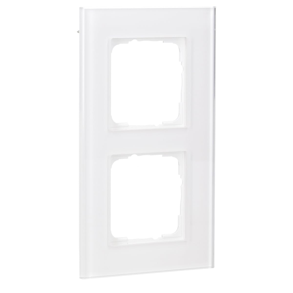 Gira White 021212 021212 2 Gang Esprit Glass,
