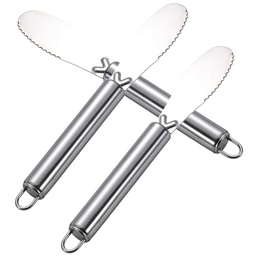 Cabilock Cuchillo De Mantequilla Untador De Sandwich Untador De Queso Rizador De Mantequilla Espátula Para Queso Ideal Para Fiestas y Cena Perfecto