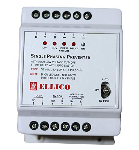 Ellico Spp H/L Auto Single Phasing Preventor White
