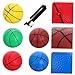 BESPORTBLE 6 Pack Mini Basketball Balls Inflatable Basketball Set for Boys and Girls Pump Soft and Safe for Indoor/Outdoor Play