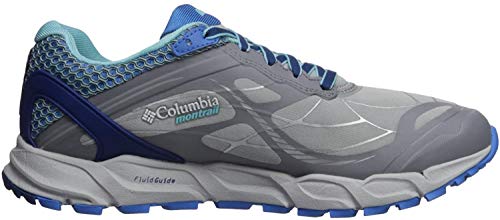 Columbia Women's CALDORADO III Trail Running Shoe, Earl Grey, Coastal Blue, 8 B