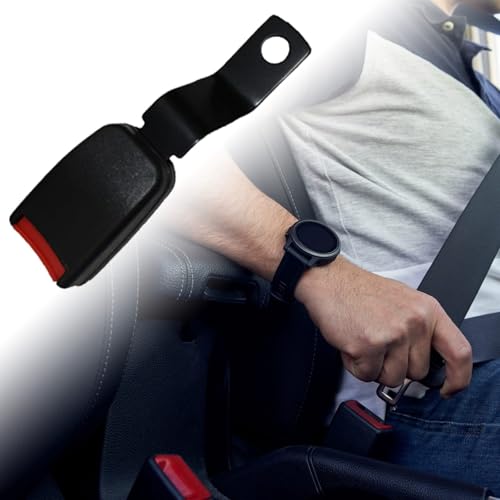 Sicherheitsgurt-Einstellschnalle Anschnaller Adapter Auto Verlängern Gurtadapter Stecker VerläNgerung, Auto-Sicherheitsgurt-Clip, Anschnaller Verlängerung Autogurt Stecker (02 Schwarz 1PC)