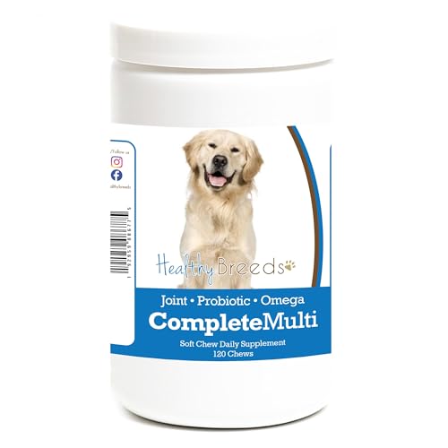Healthy Breeds Golden Retriever All in One Multivitamin Soft Chew...