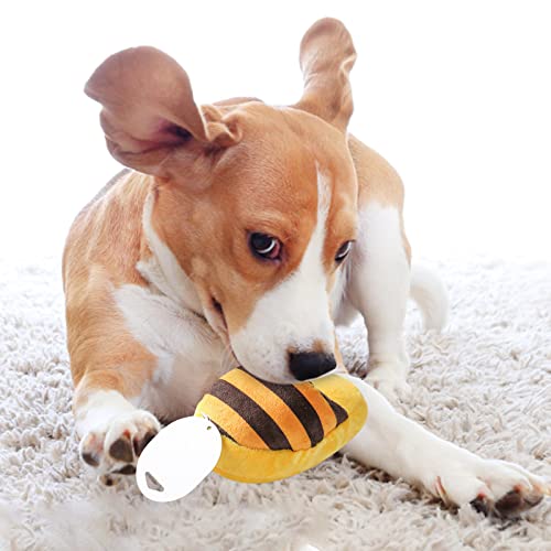 Caritierily Hundespielzeug Kleine Hunde Haustier-Plüsch-Spielzeug-Tierspiel-Quietsch-Spielzeug-Plüsch-Welpen-Spielzeug-Esel-Quietsch-Welpen-Haustierbedarf (Blue, One Size)