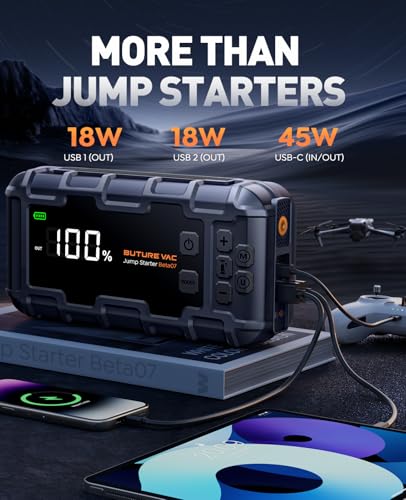 Portable 10-in-1 Jump Starter