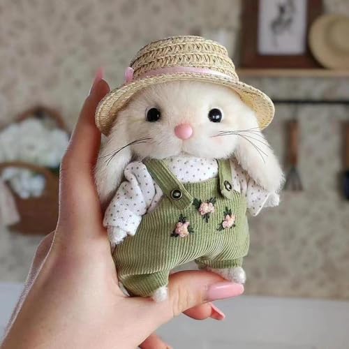 Image of ATORSE Bunny Keychain Trendy Bag Accessories for Boys Girls Stuffed Animal Keychain