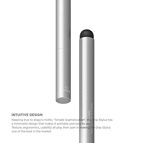 Elago Stylus [Ball][Sliver] - [Premium Aluminum][Ballpoint Pen][Replaceable Extra Tip Included] - For Ipad, Ipad Pro, Ipad Mini And Iphone #TOP1