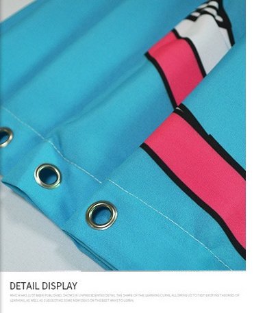 Verde foglie di palma tropicale tenda da doccia