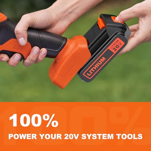 Image of BULL-TECH 20 Volt MAX 2.0Ah Replacement for Black and Decker 20V Battery,Compatible with All Power 20V Black and Decker Power+ Tools