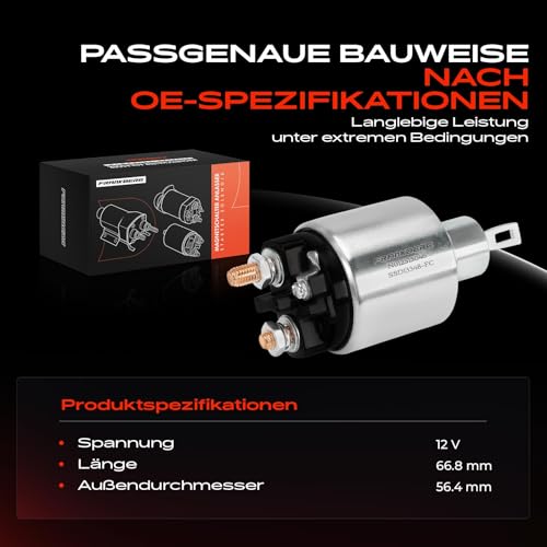 Motor de arranque para coche compatible con Cherokee XJ y Clase E W124 4