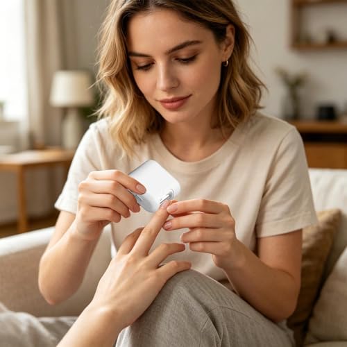 Coupe-ongles électrique rechargeable lime et polisseur d'ongles usage maison et sénior - 2