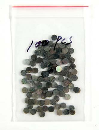 Black Abalone Inlay Material Dots 9mm 30pcs, for Guitar, Ukulele, Mandolin, Banjo Fretboard Mark Point