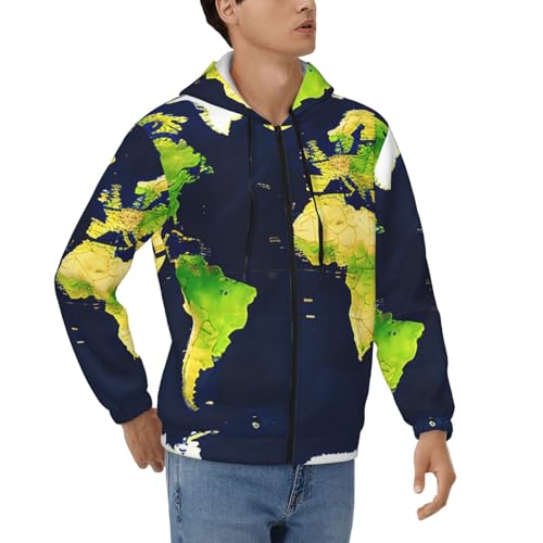 Sweat à capuche zippé pour homme idéal pour voyager léger