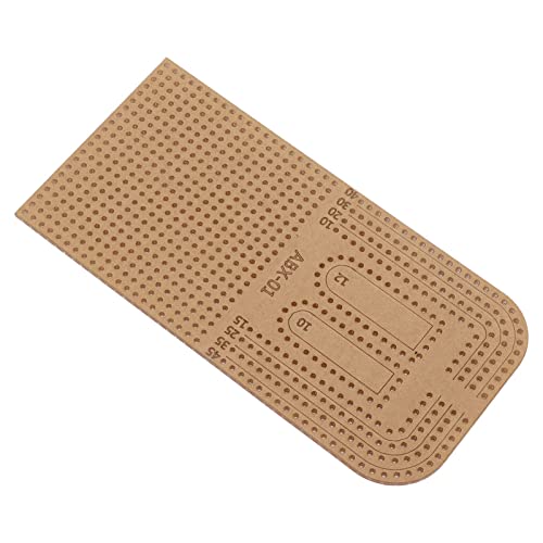 Handgefertigte Schablone zur Herstellung von Leder, Acryl-Schablone, DIY, transparentes Schneidelineal, Schablone, Schneidwerkzeug mit Schutzschicht für Handarbeit,