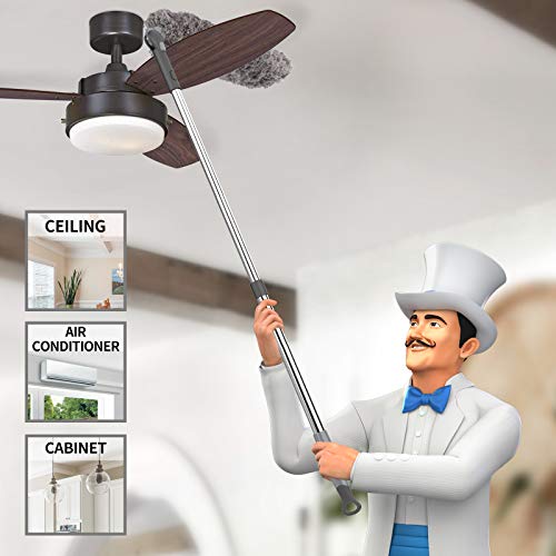 MR.SIGA Lint Free Microfiber Uitschuifbare Stofzak, Roestvrij Stalen Handvat, Wasbare Stofdoek voor Huishoudelijke… - Image 4