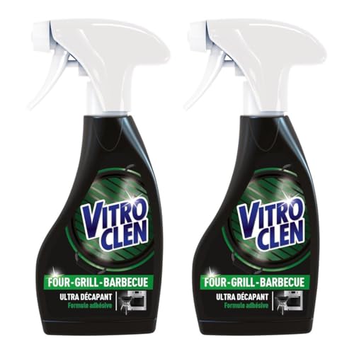 Spray nettoyant ultra décapant four-grill-barbecue VITROCLEN Lot de 2 x 250 ml