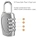 Hedume 8 Pack Combination Lock 4 Digit Padlock for School Gym Locker, Sports Locker, Fence, Toolbox, Gate, Case, Hasp Storage