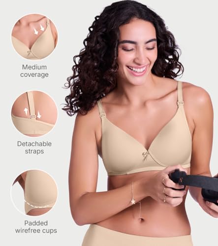 Image of Enamor Women Padded Non Wired Bra