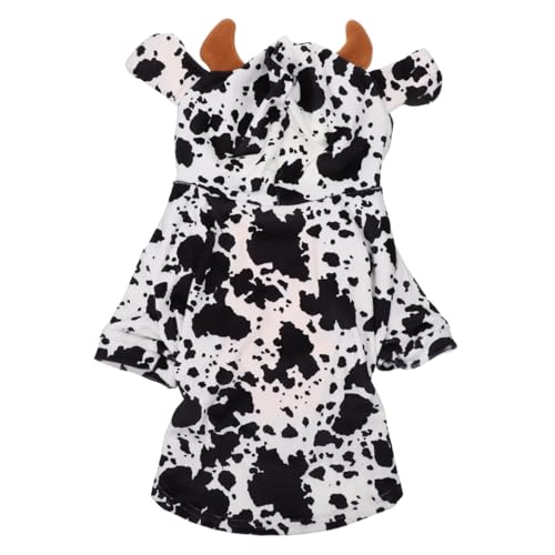 Disfraz de vaca para mascotas Yardwe talla S