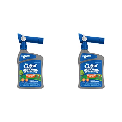 Cutter Backyard Bug Control Spray Concentrate, Mosquito Repellent, Kills Mosquitoes, Fleas