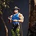 G.I. Joe Classified Series #129, Mad Marauders SGT Slaughter, Collectible 6 Inch Action Figure with 18 Accessories