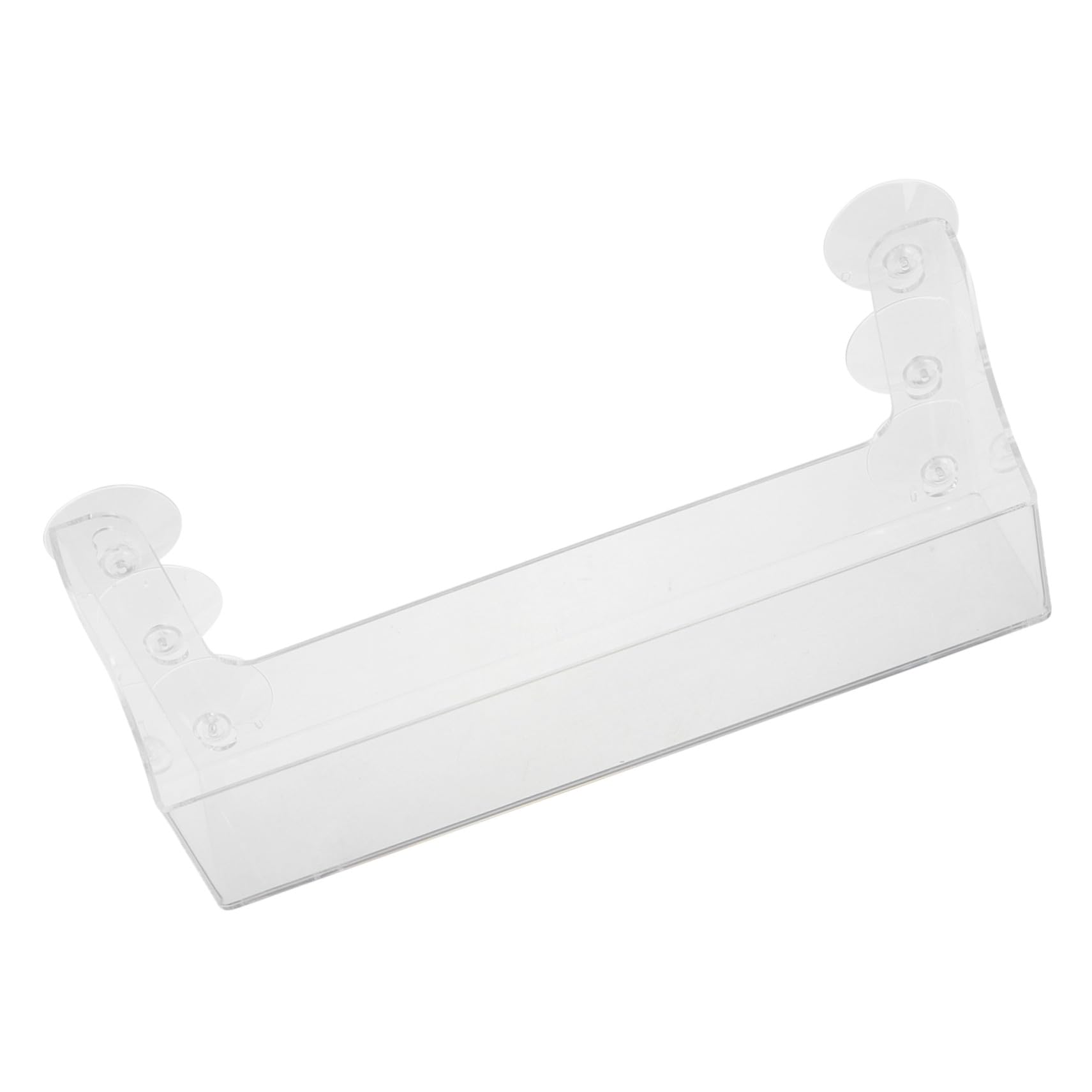 Étagère transparente à ventouse en acrylique amovible pour bouteilles