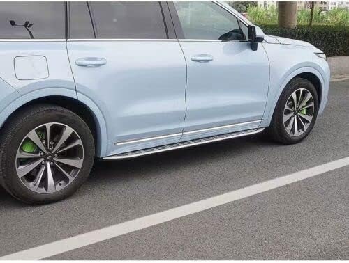 Running Board for Audi Q7 2016-2023 2024 Door Fixed Side Step Pedal Nerf Bar Platform Ptotector 2Pcs(with Brackets)